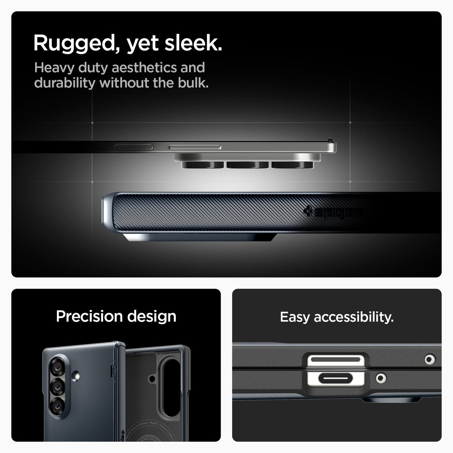 Galaxy Z Fold 7 Series - Slim Armor Pro (Mag Fit)