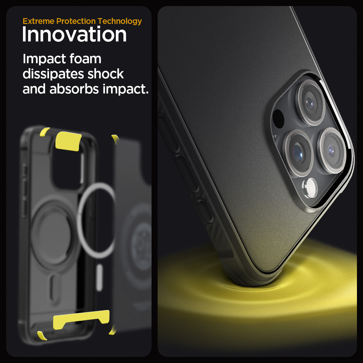 iPhone 15 Series - Rugged Armor (Mag Fit)