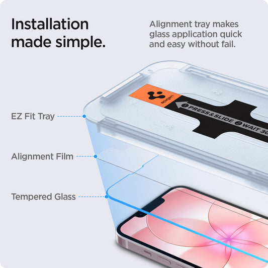 iPhone 17e Series - EZ Fit GLAS.tR | Sensor Protected