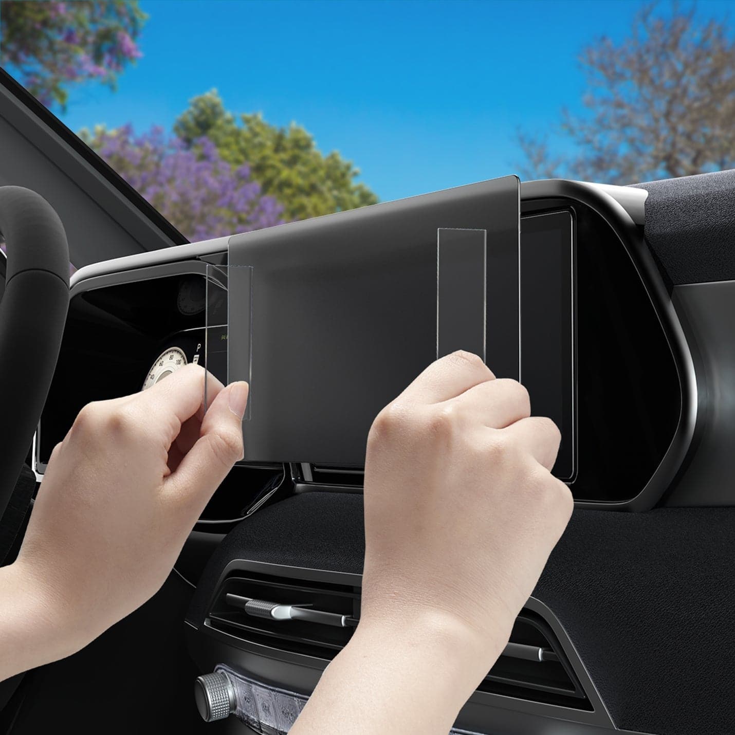 Hyundai Models - Screen Protector GLAS.tR SLIM | Anti-Glare