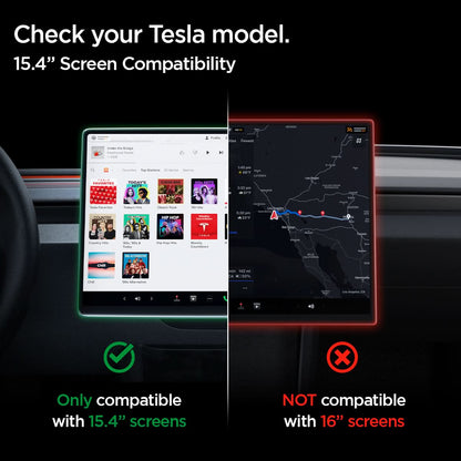 Tesla Series - Screen Protector GLAS.tR EZ Fit | 15.4 inch