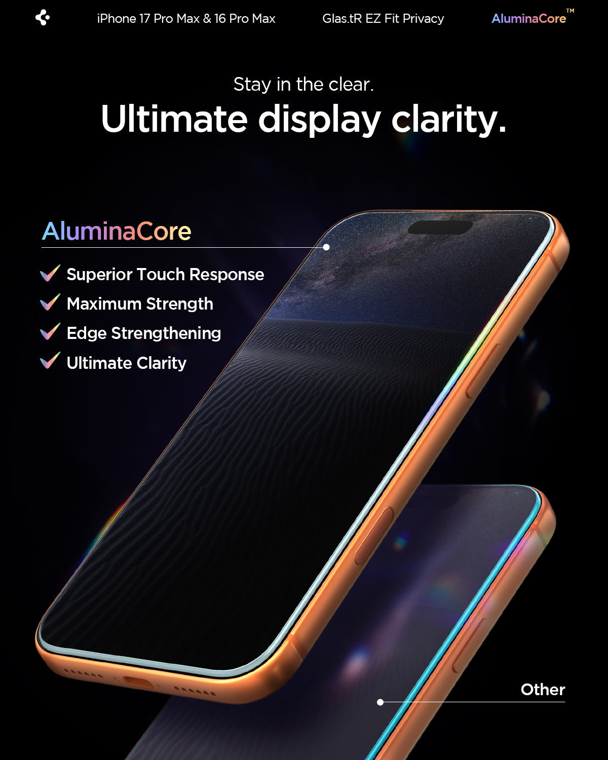 iPhone 17 Series - GLAS.tR EZ Fit | Privacy