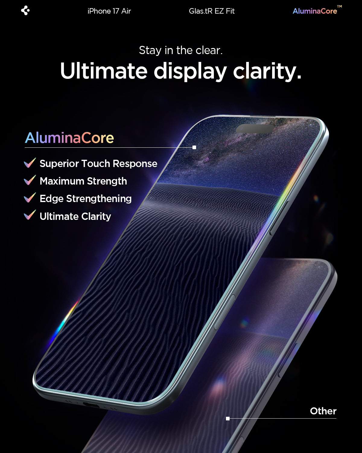 iPhone 17 Series - GLAS.tR EZ Fit | Sensor Protected
