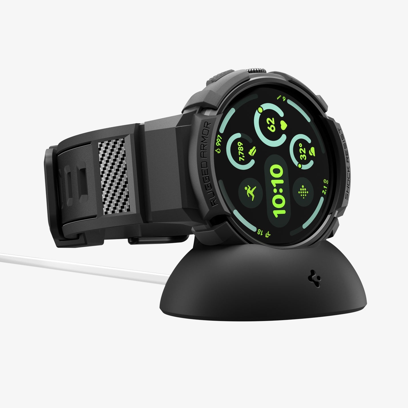 Pixel Watch 4 Series - Rugged Armor Pro + Stand