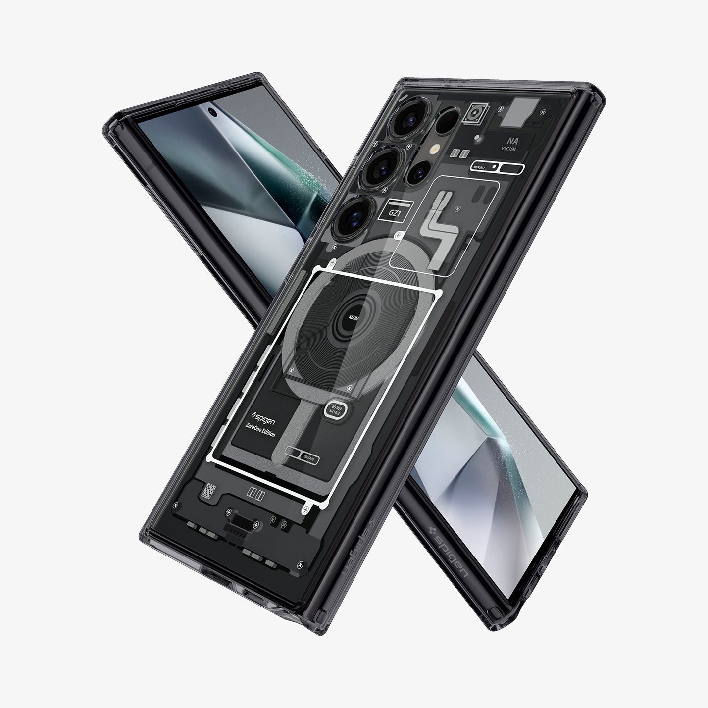Galaxy S24 Series - Ultra Hybrid Metal Ring Zero One (Mag Fit)