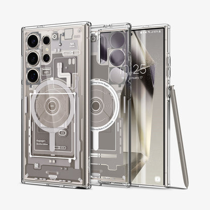 Galaxy S24 Series - Ultra Hybrid Metal Ring Zero One (Mag Fit)