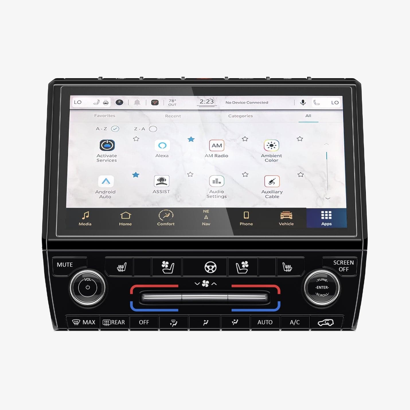 Jeep Models - Screen Protector GLAS.tR SLIM | Anti-Glare