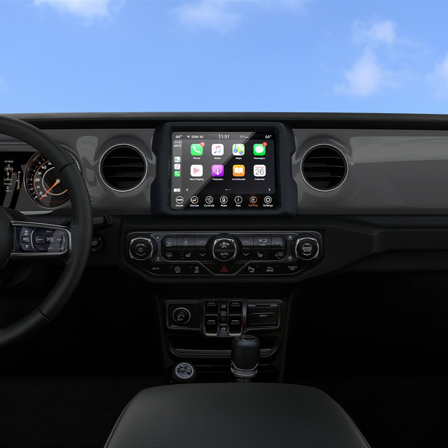 Jeep Models - Screen Protector GLAS.tR SLIM | Anti-Glare
