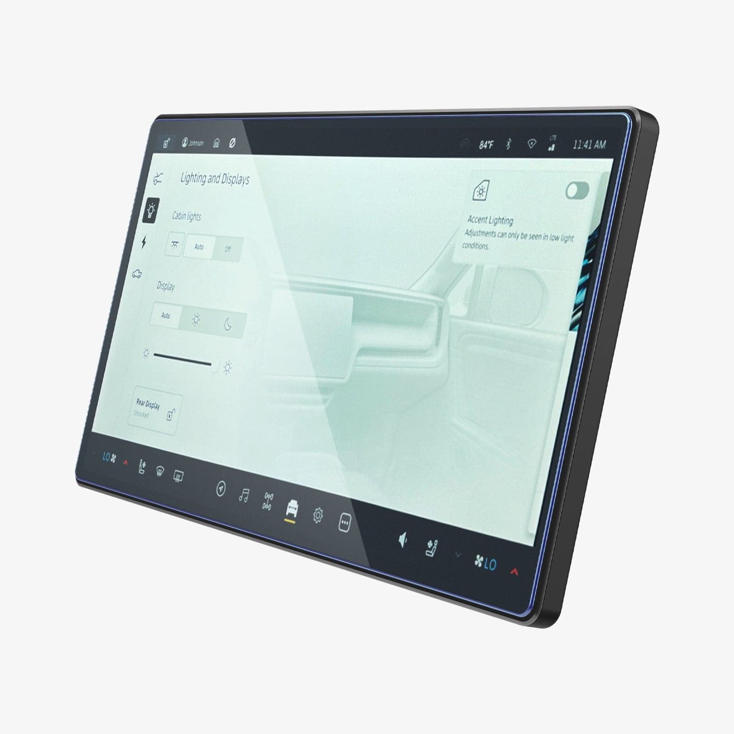 Rivian Models - Screen Protector GLAS.tR SLIM | Anti-Glare
