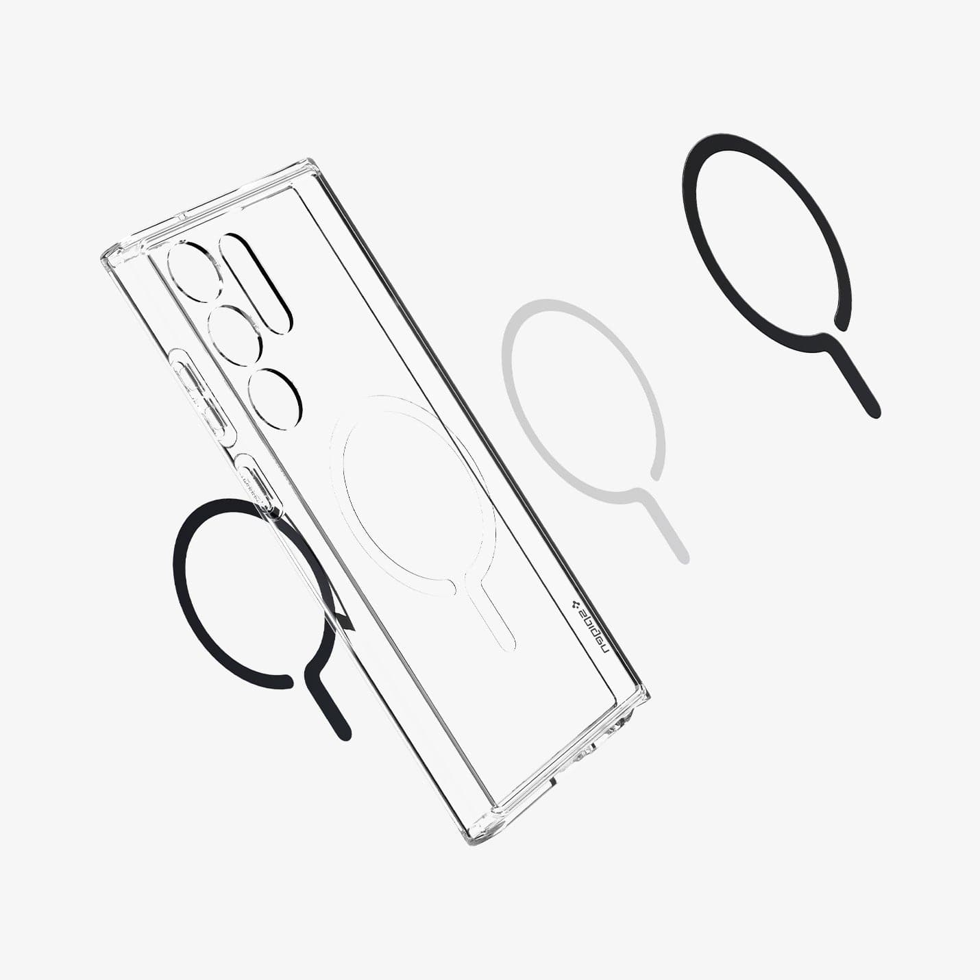 Galaxy S23 Series - Ultra Hybrid Metal Ring (Mag Fit)