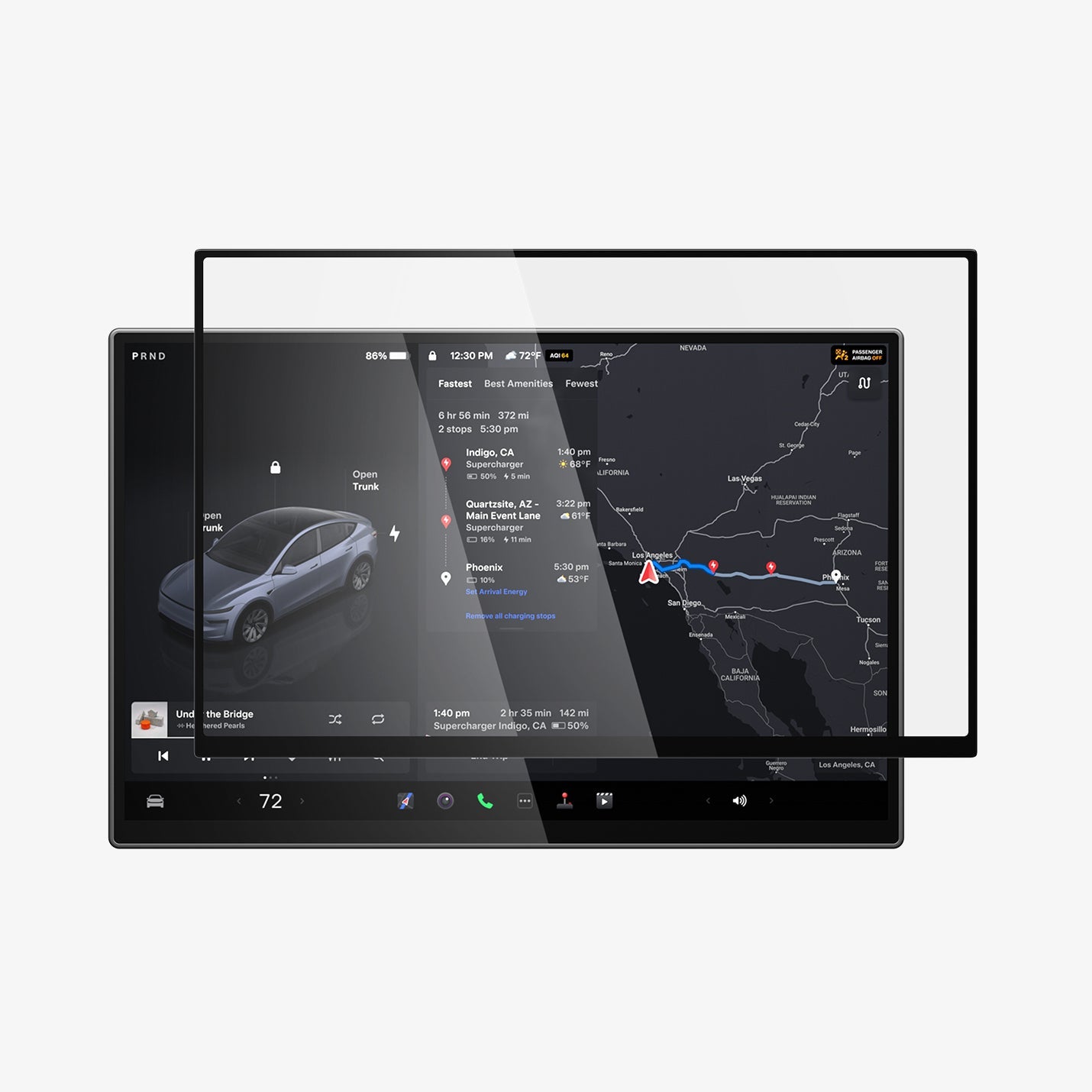 Tesla Series - Screen Protector GLAS.tR EZ Fit | 16 inch