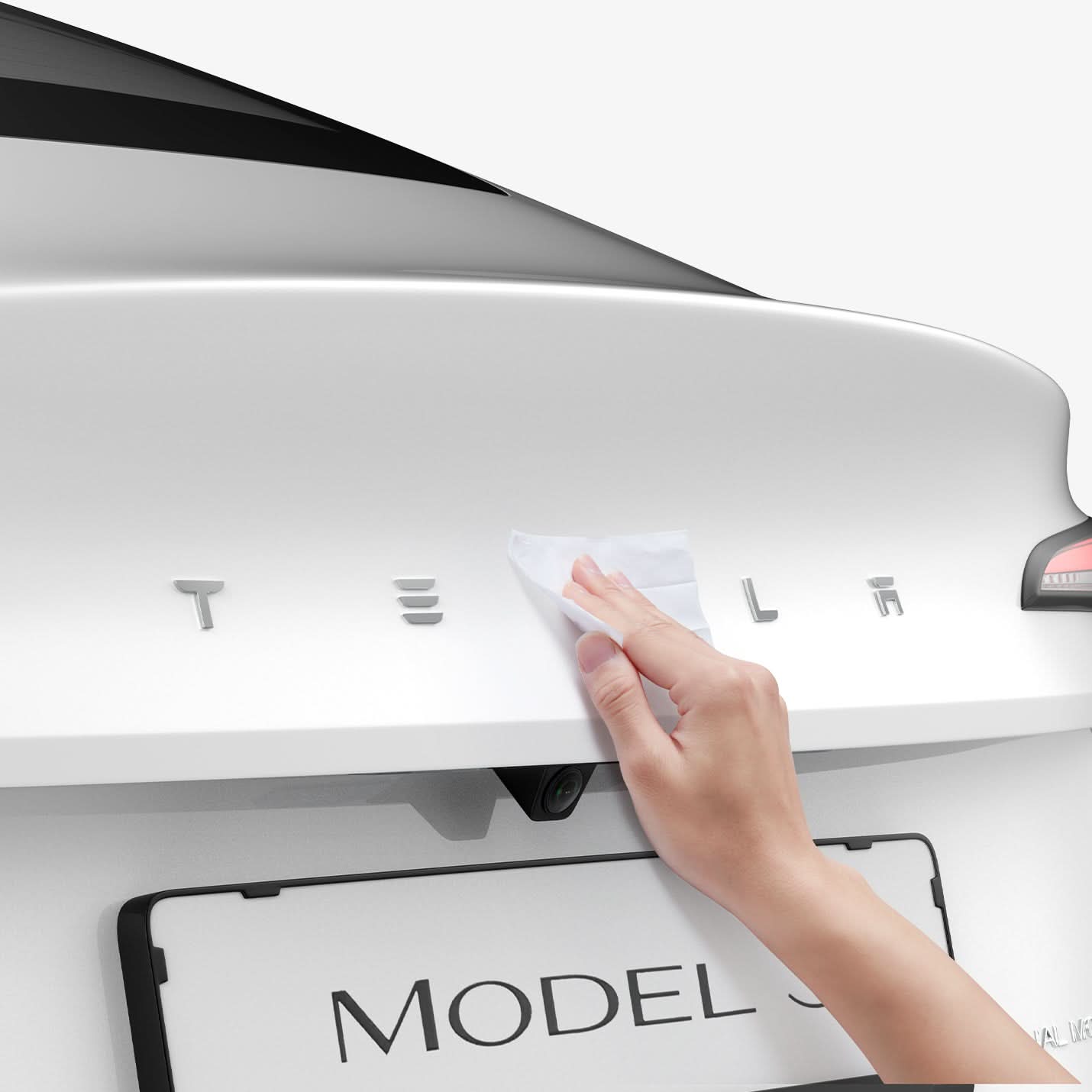 Tesla Series - Rear Emblem Logo Cover | TO322H