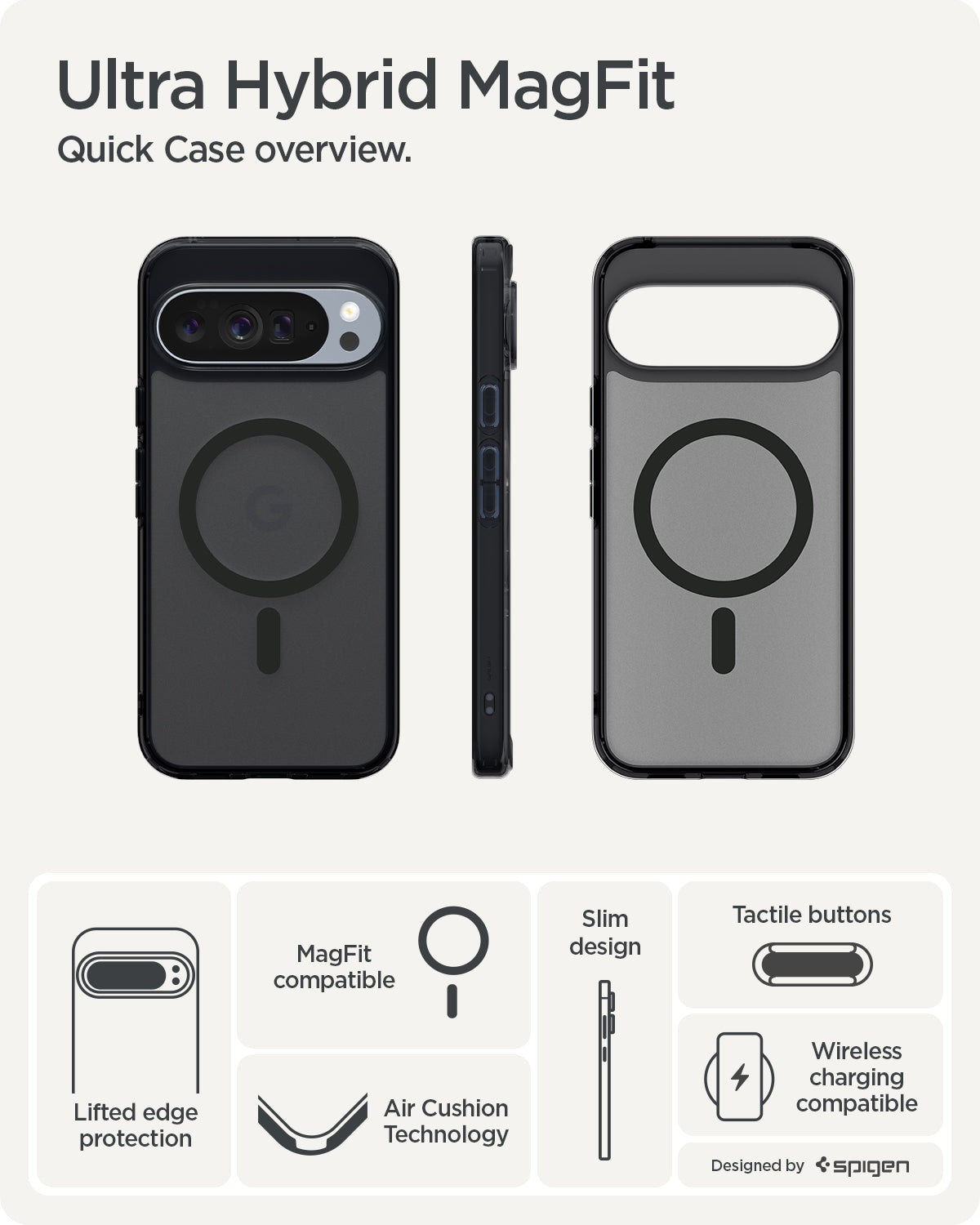 Pixel 10 Series - Ultra Hybrid Metal Ring (Mag Fit)