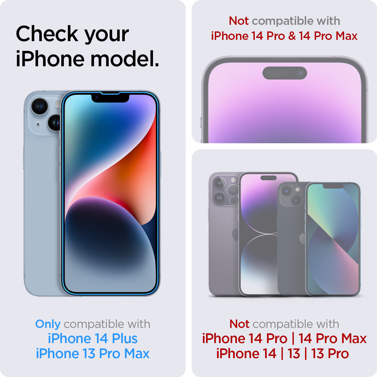 iPhone 14 Series - EZ Fit GLAS.tR | Sensor Protected
