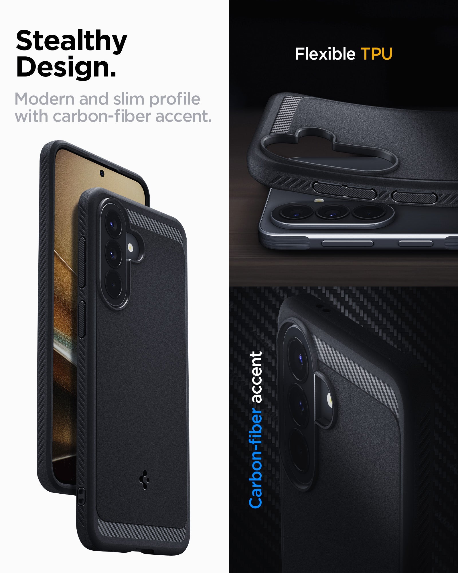 Galaxy A Series - Rugged Armor + Glass