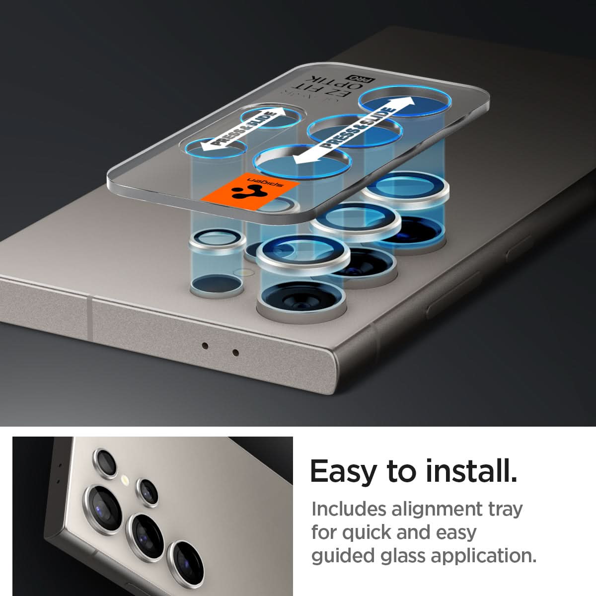 Galaxy S24 Series - Optik Pro EZ Fit Lens Protector
