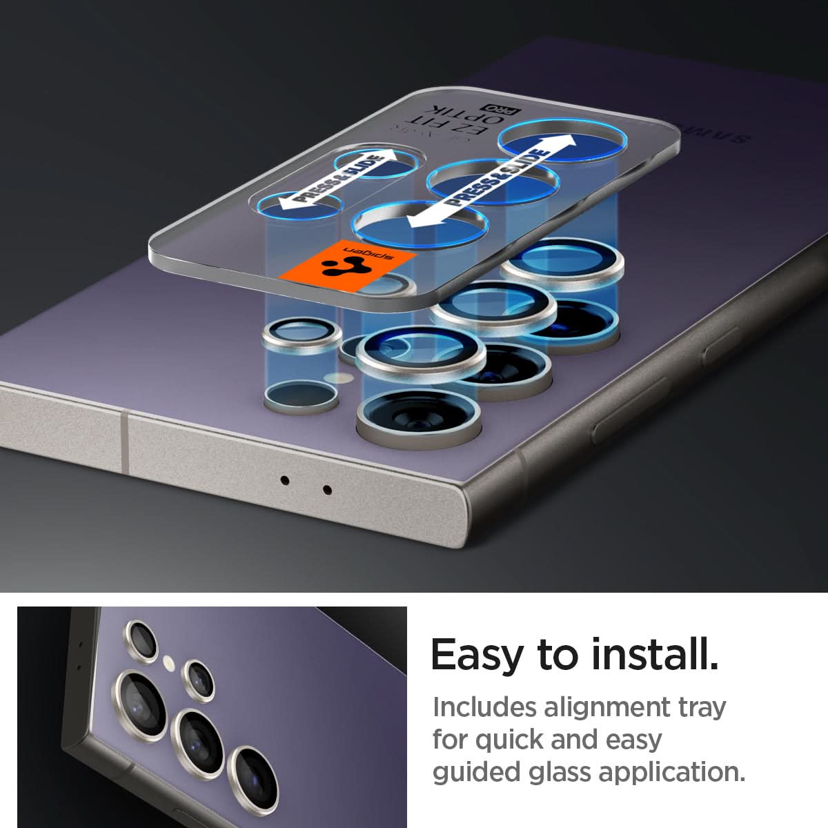 Galaxy S24 Series - Optik Pro EZ Fit Lens Protector