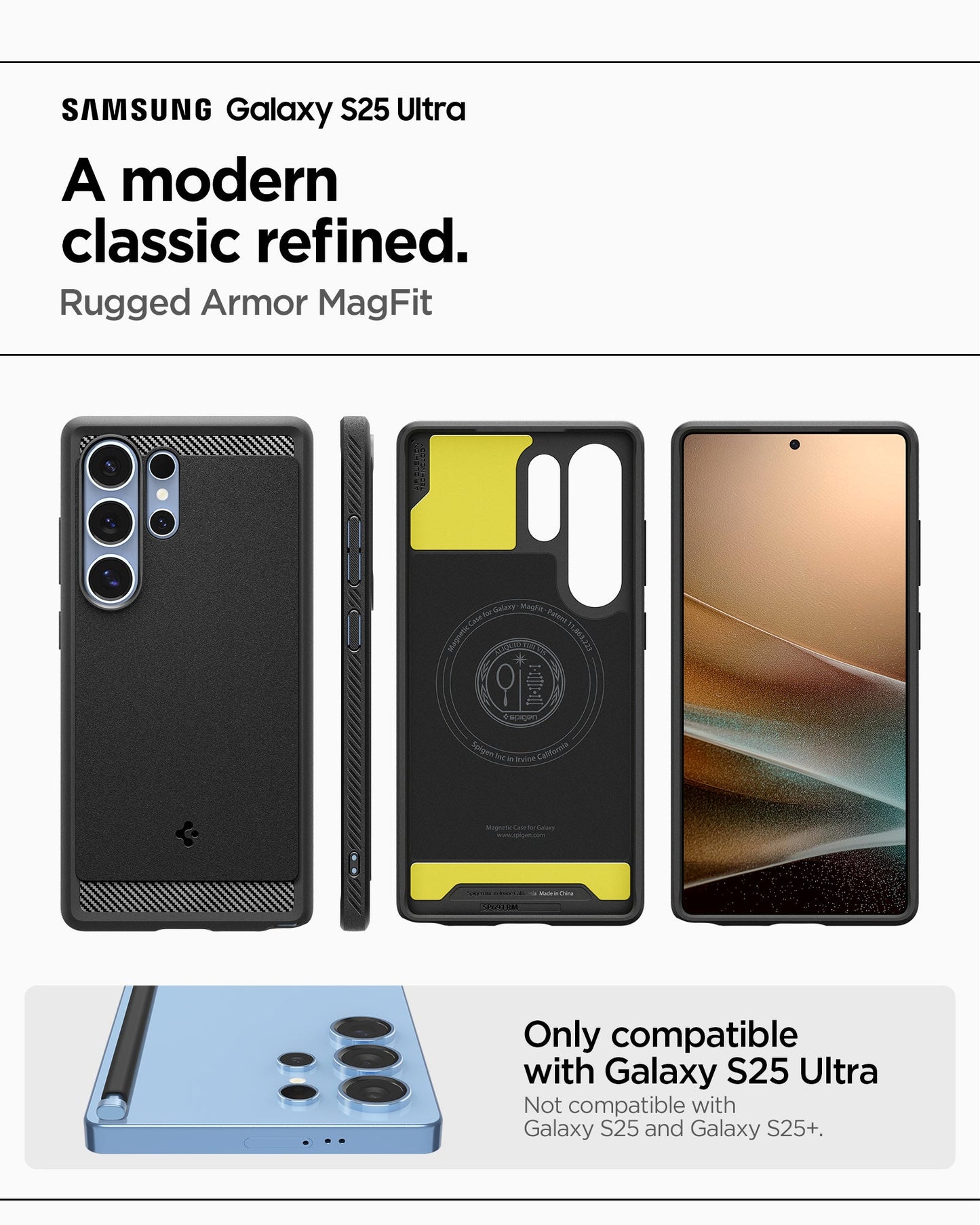 Galaxy S25 Series - Rugged Armor (Mag Fit)