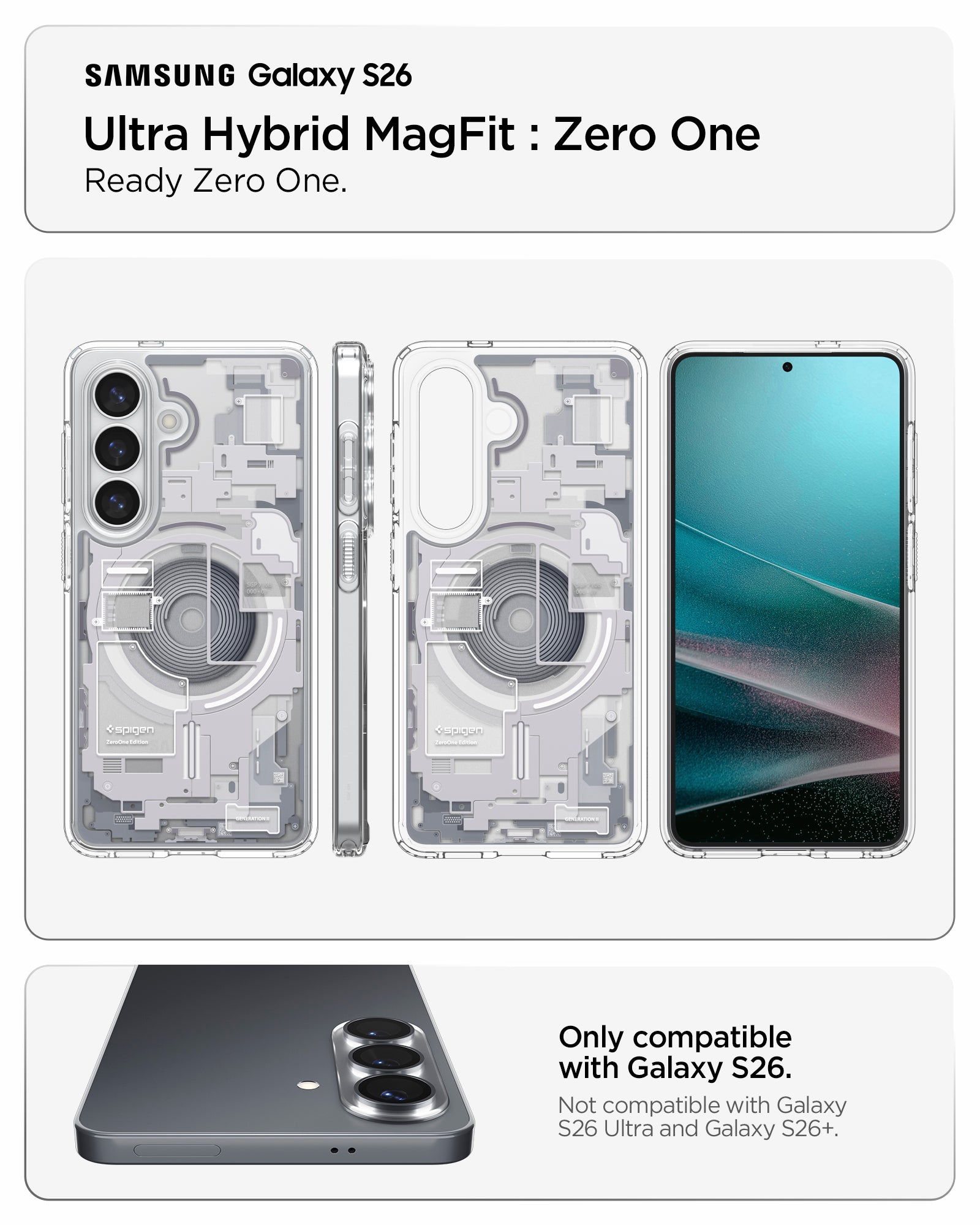 Galaxy S26 Series - Ultra Hybrid Zero One (Mag Fit)