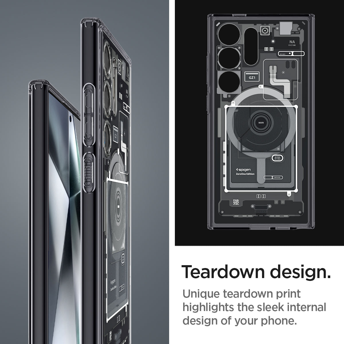 Galaxy S24 Series - Ultra Hybrid Metal Ring Zero One (Mag Fit)