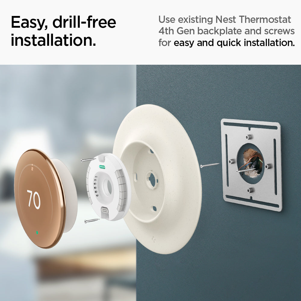 Google Nest Learning Thermostat 4th Gen Wall Plate