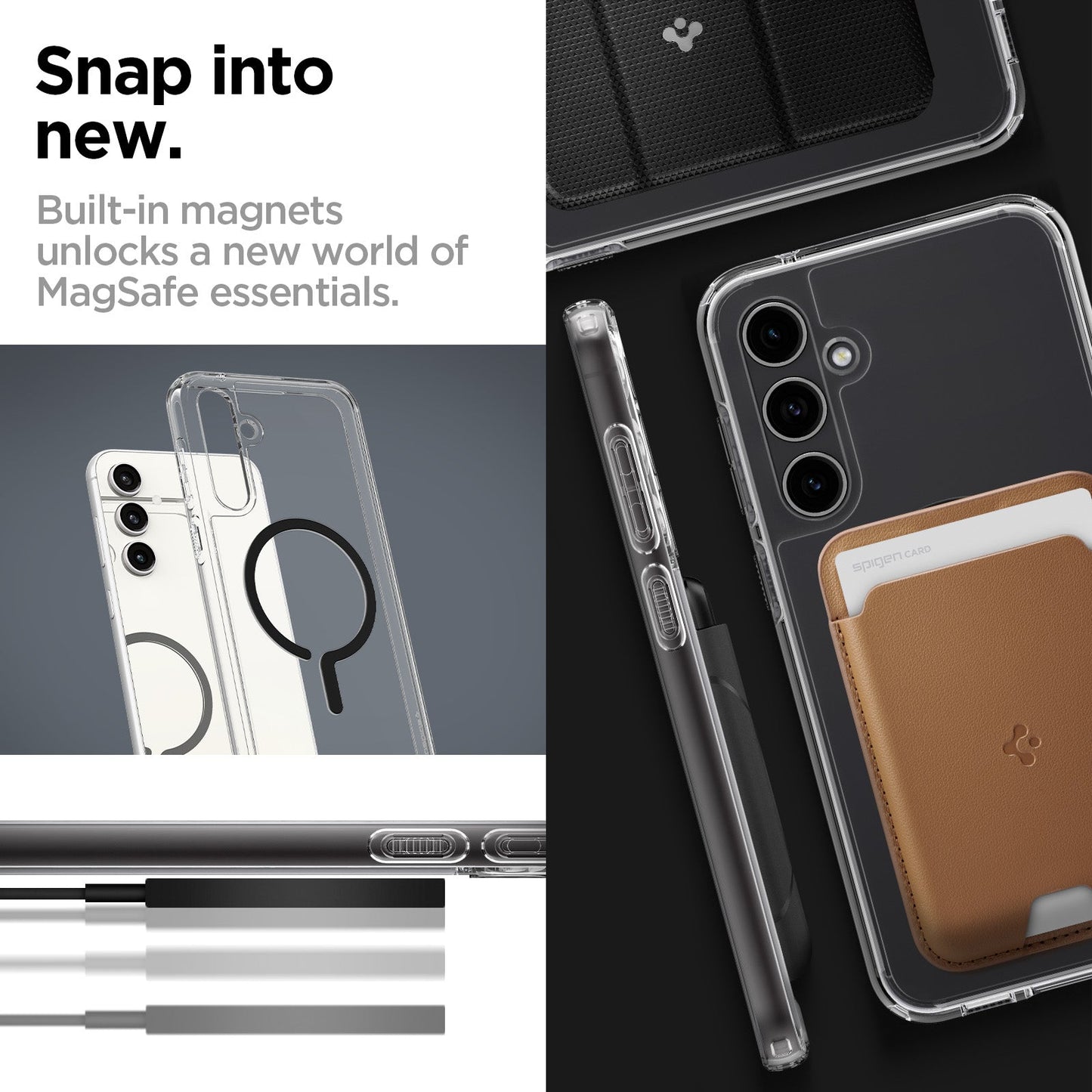 Galaxy S23 Series - Ultra Hybrid Metal Ring (Mag Fit)