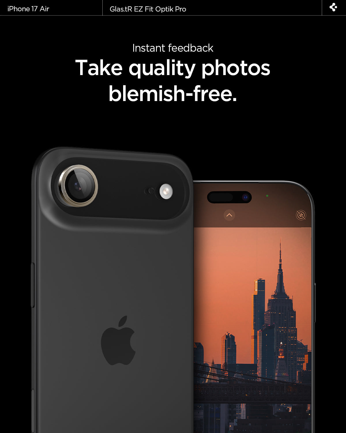 iPhone 17 Series - Optik Pro EZ Fit Lens Protector