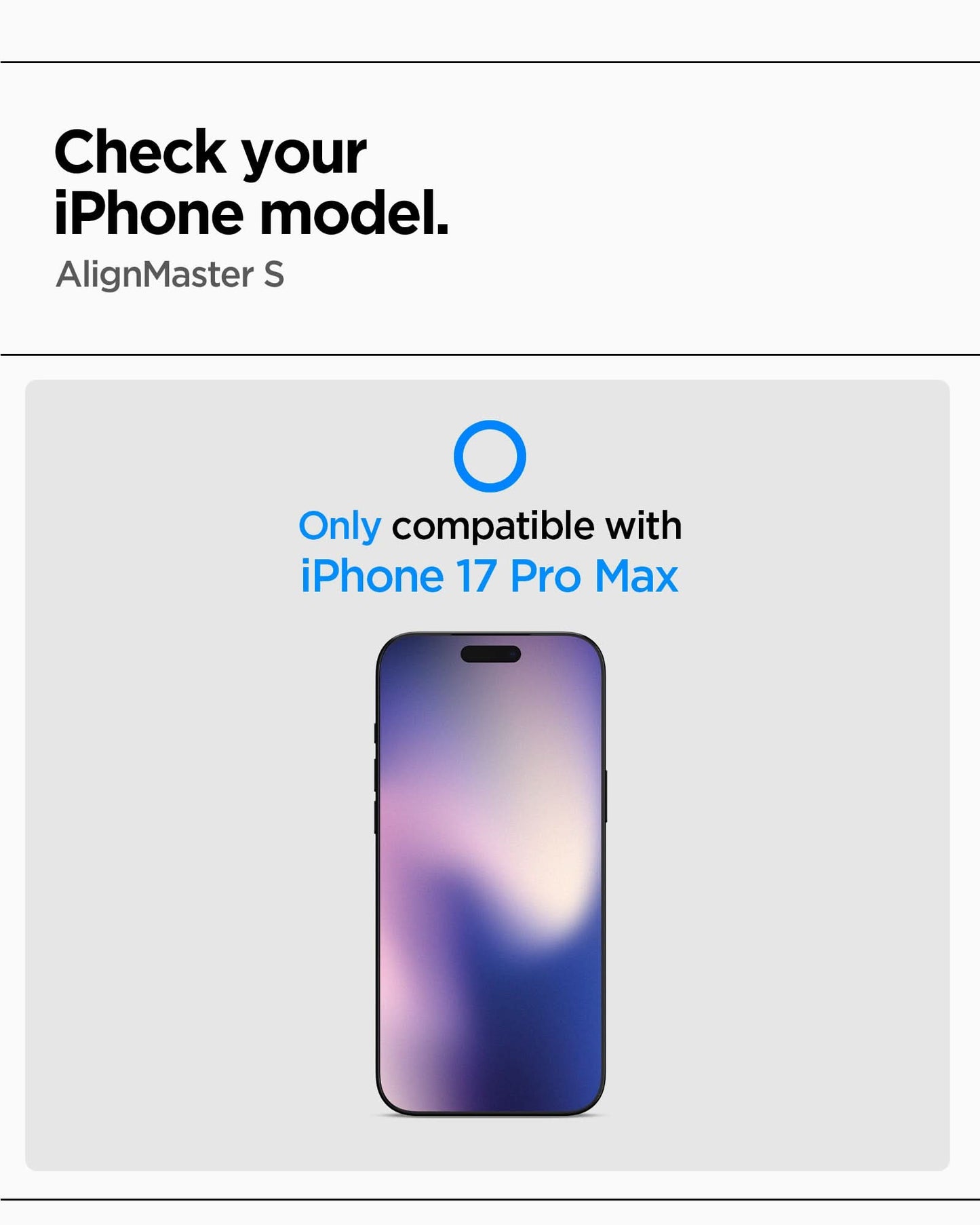 iPhone 17 Series - Glas.tR AlignMaster S Privacy
