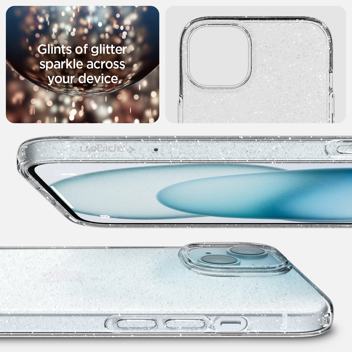 iPhone 15 Series - Liquid Crystal Glitter