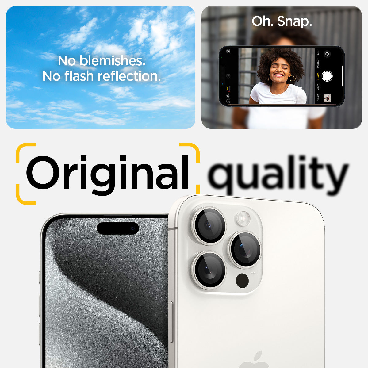 iPhone 16 Series - Optik Pro EZ Fit Lens Protector