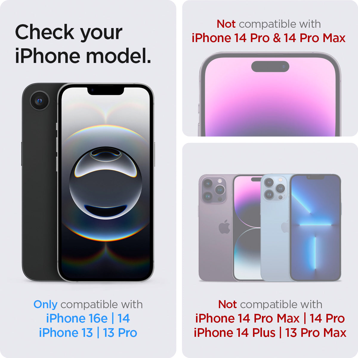 iPhone 16e Series - EZ Fit GLAS.tR | Sensor Protected