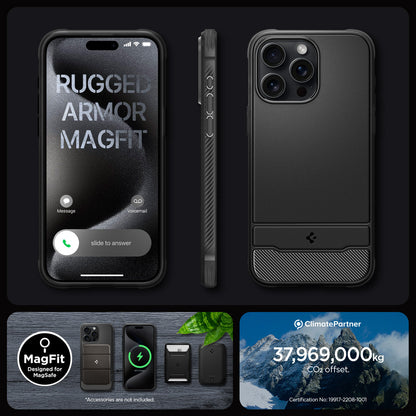 iPhone 15 Series - Rugged Armor (Mag Fit)