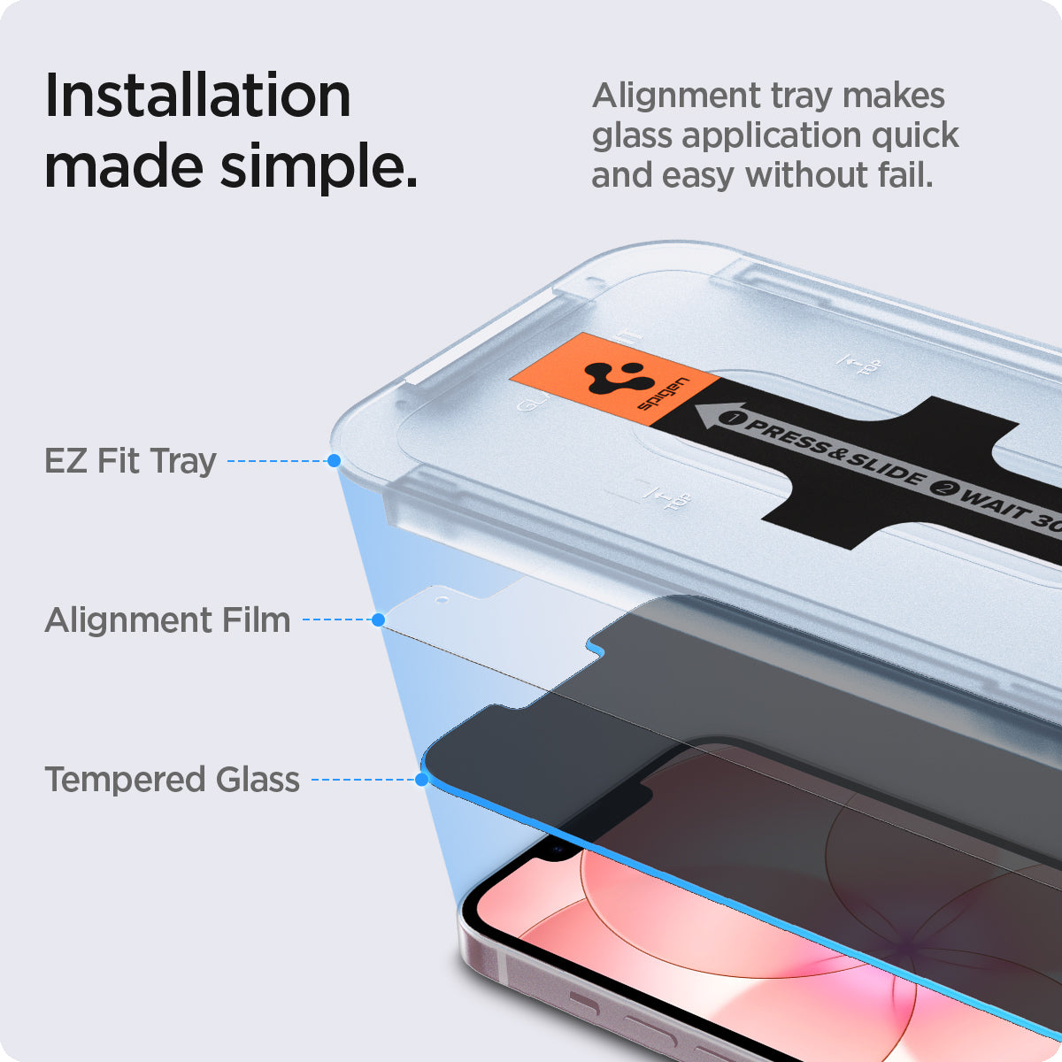 iPhone 17e Series - GLAS.tR EZ Fit Privacy