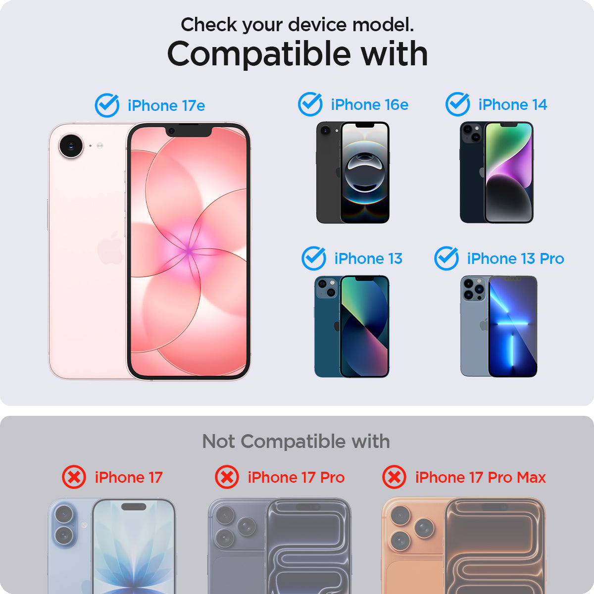 iPhone 17e Series - EZ Fit GLAS.tR | Sensor Protected