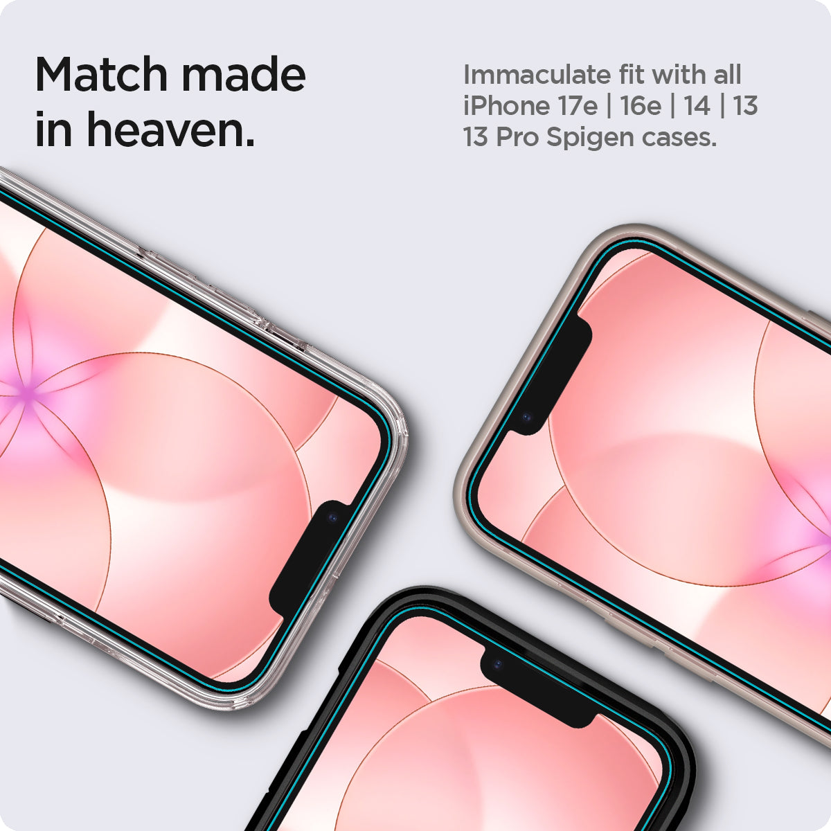 iPhone 17e Series - EZ Fit GLAS.tR | Sensor Protected