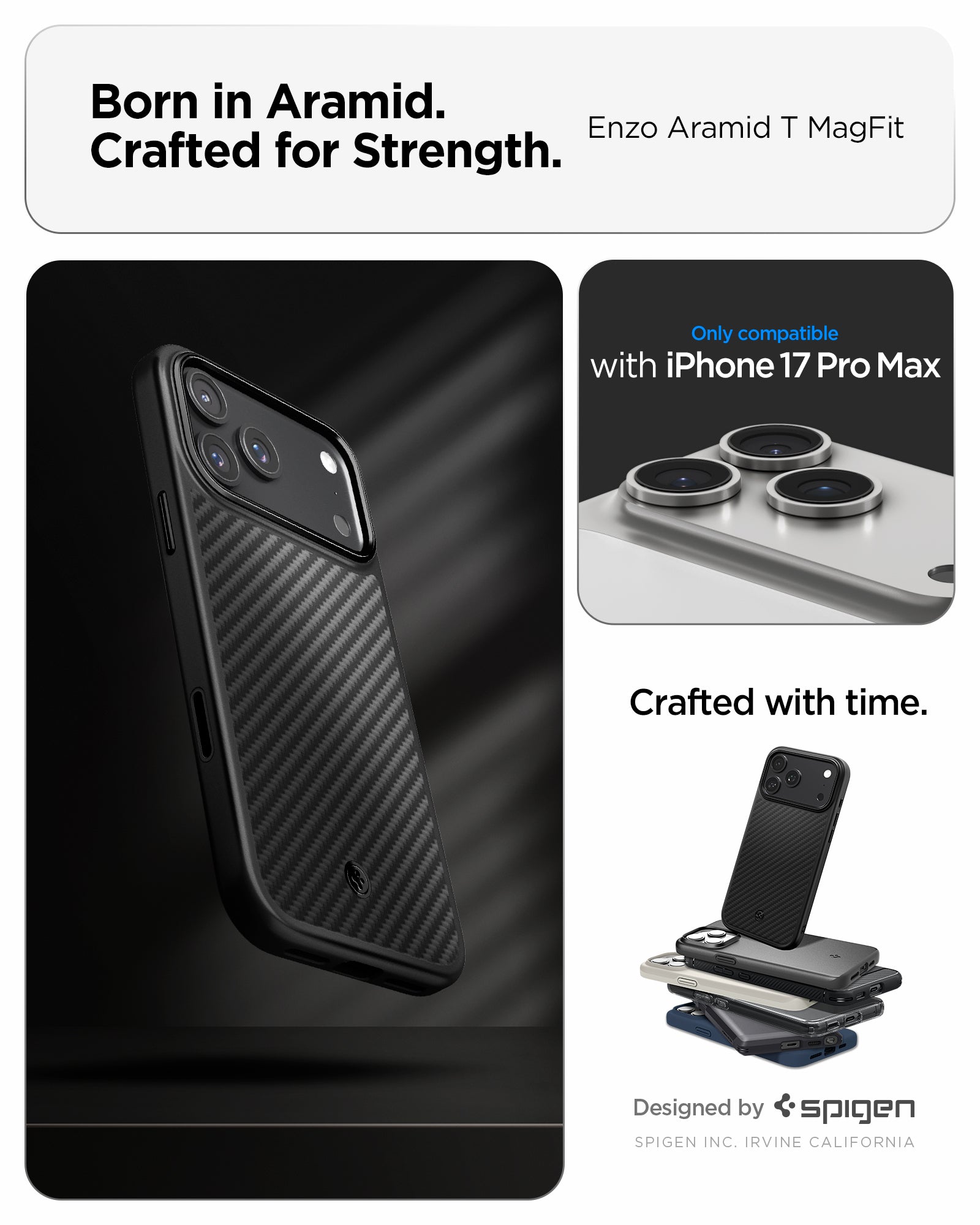 iPhone 17 Series - Enzo Aramid T (Mag Fit)