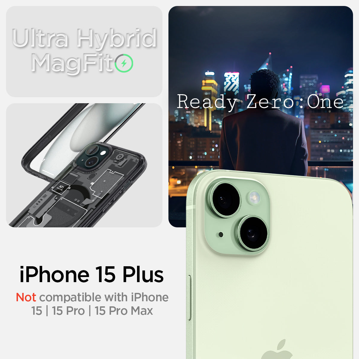 iPhone 15 Series - Ultra Hybrid Zero One (Mag Fit)