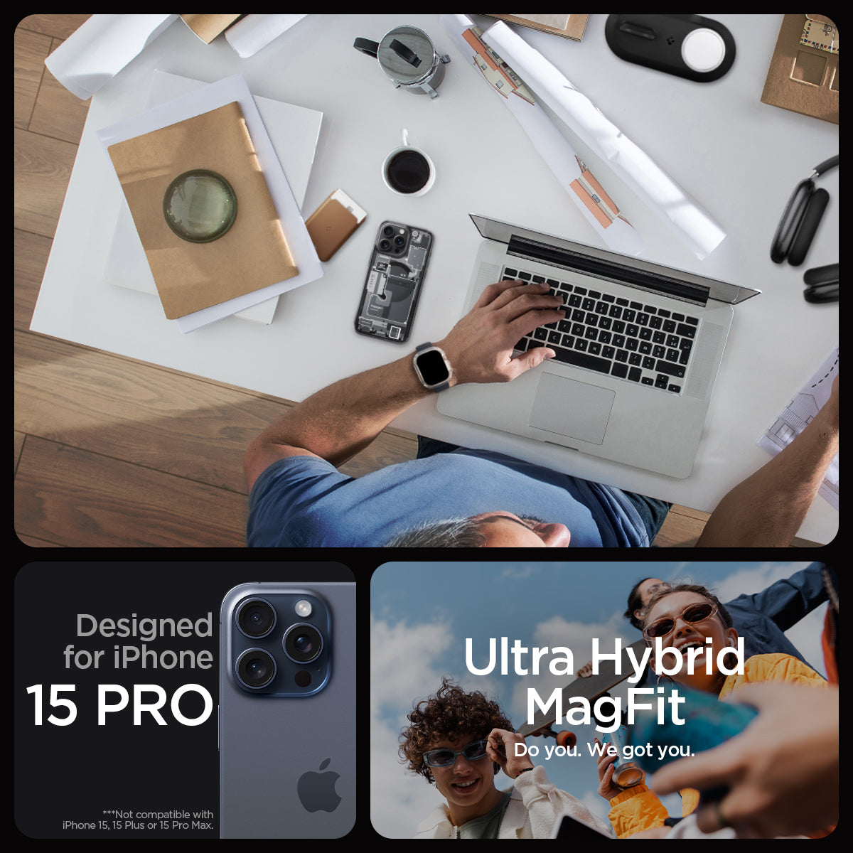 iPhone 15 Series - Ultra Hybrid Zero One (Mag Fit)