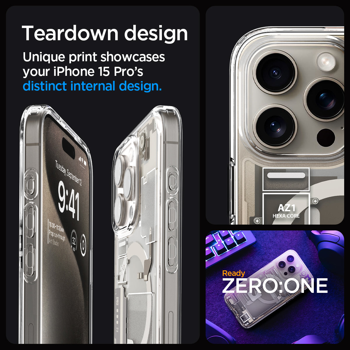 iPhone 15 Series - Ultra Hybrid Zero One (Mag Fit)