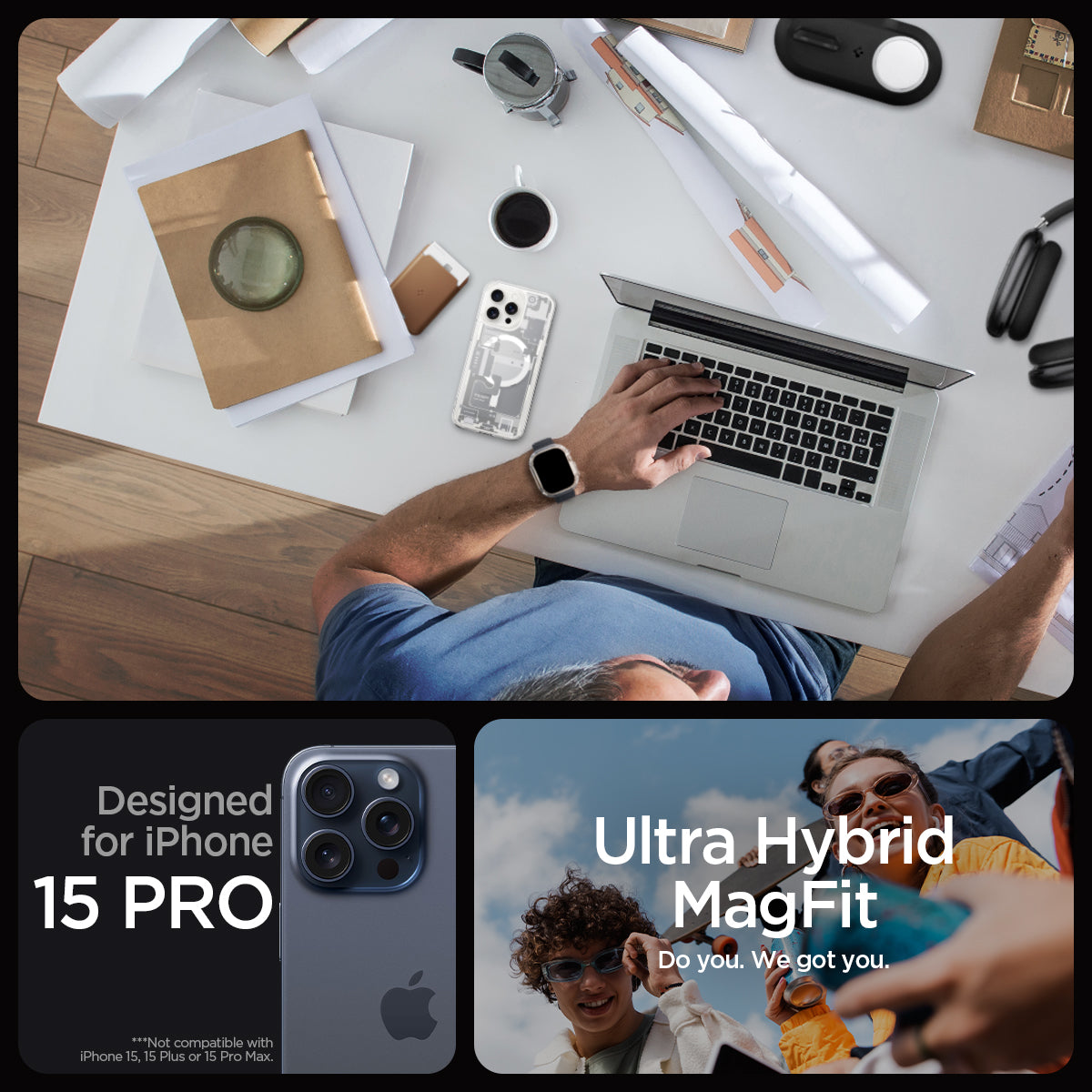 iPhone 15 Series - Ultra Hybrid Zero One (Mag Fit)