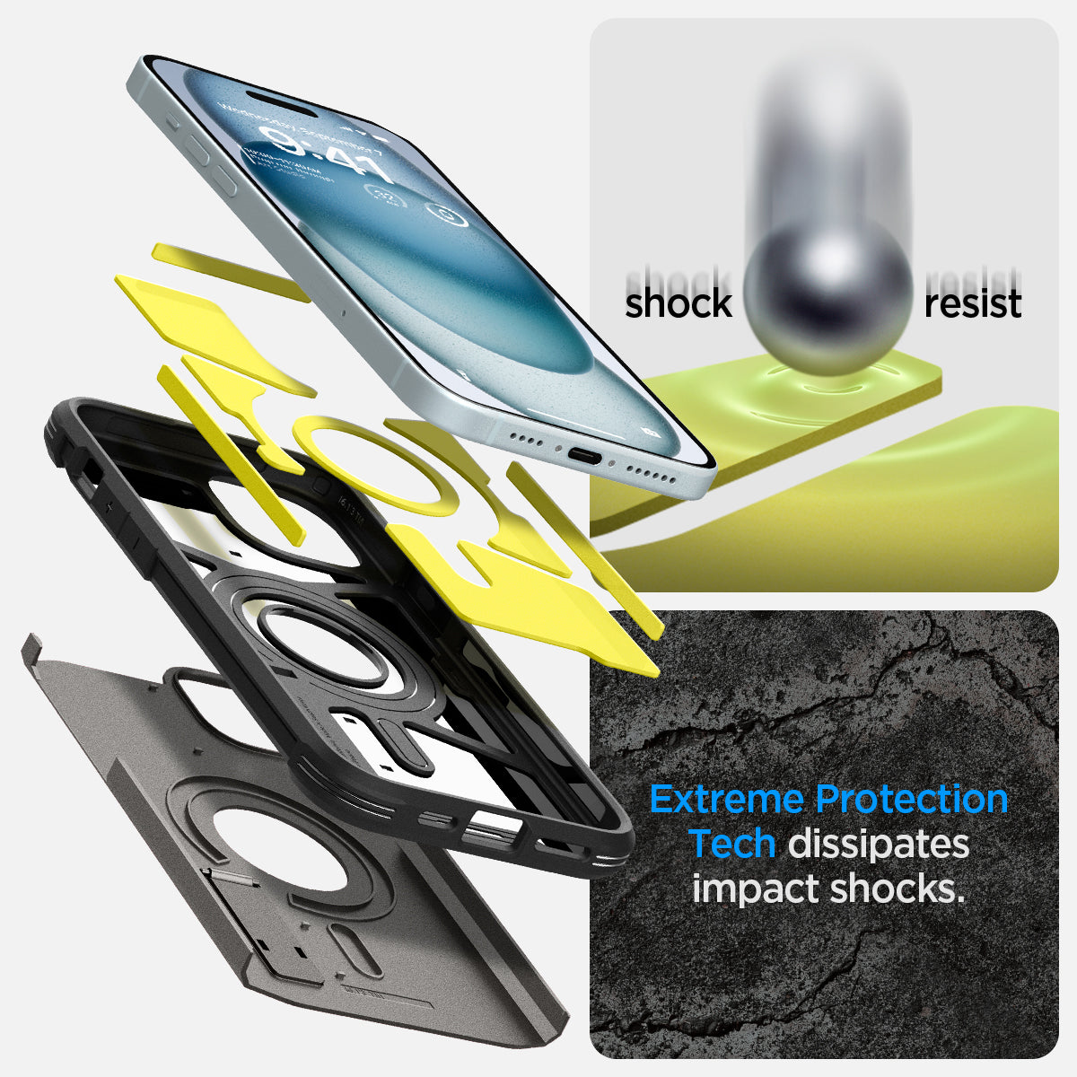 iPhone 15 Series - Tough Armor (Mag Fit)