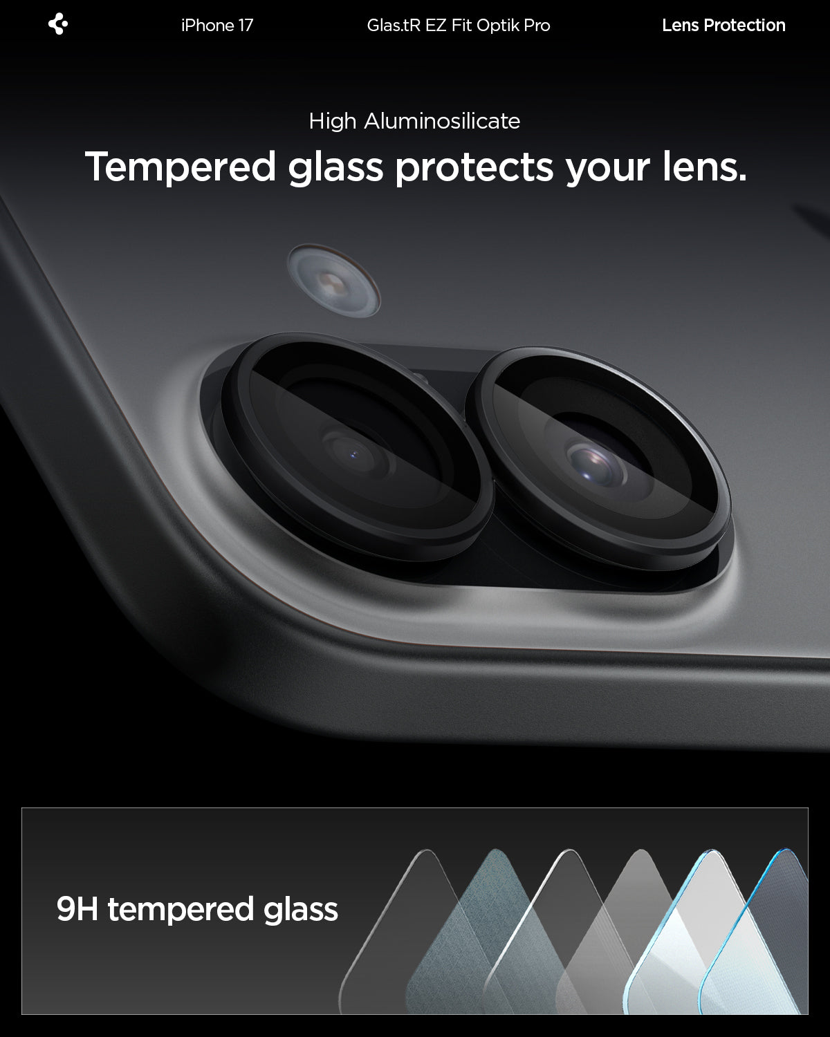 iPhone 17 Series - Optik Pro EZ Fit Lens Protector