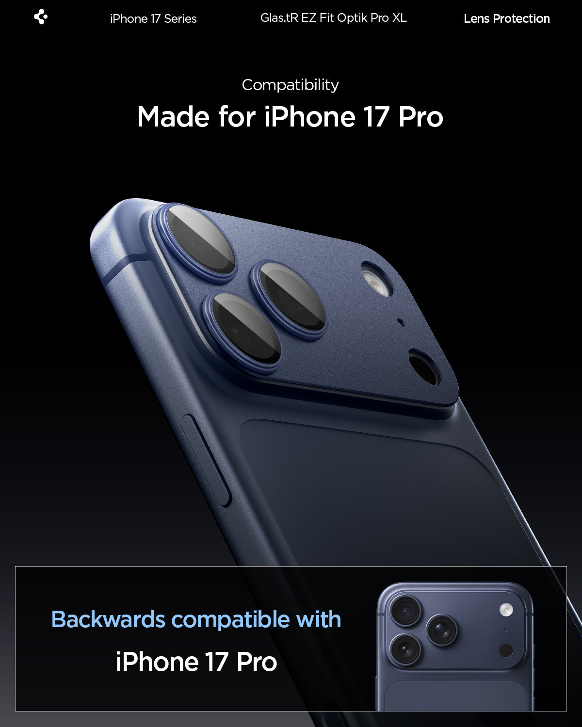 iPhone 17 Series - Optik Pro XL EZ Fit Lens Protector