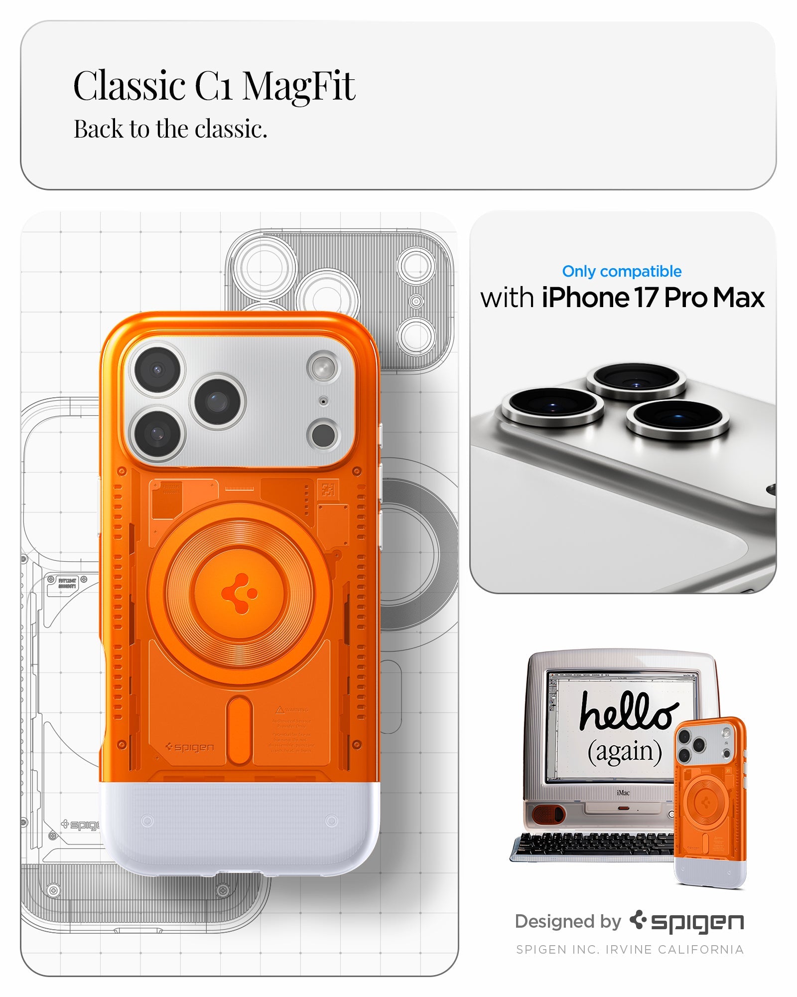 iPhone 17 Series - Classic C1 (Mag Fit)