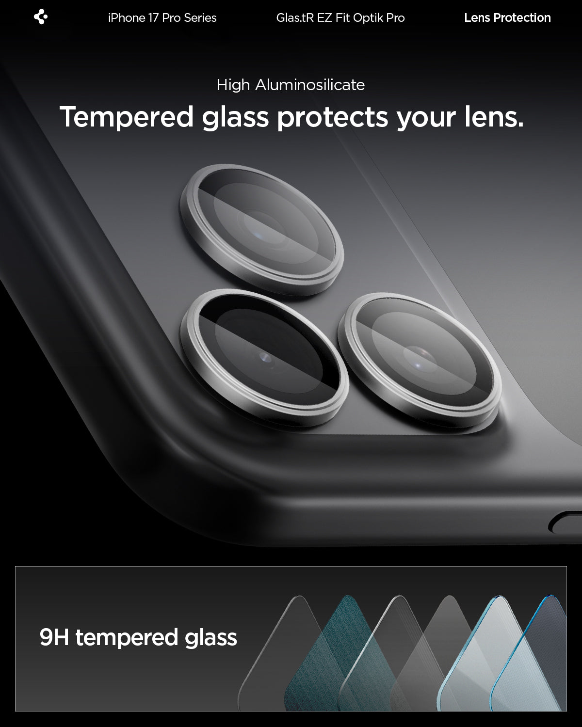iPhone 17 Series - Optik Pro EZ Fit Lens Protector