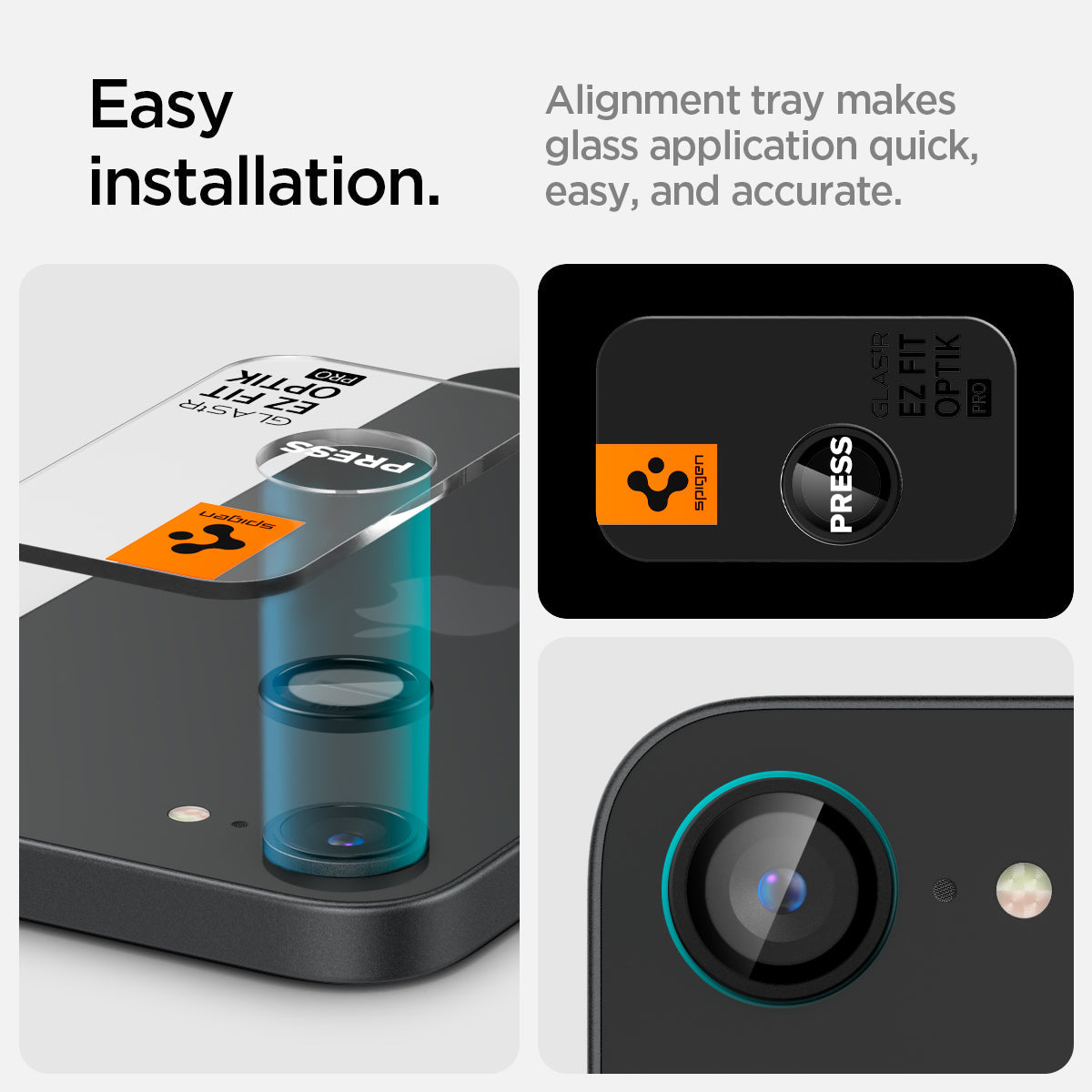 iPhone 16e Series - Optik Pro EZ Fit Lens Protector