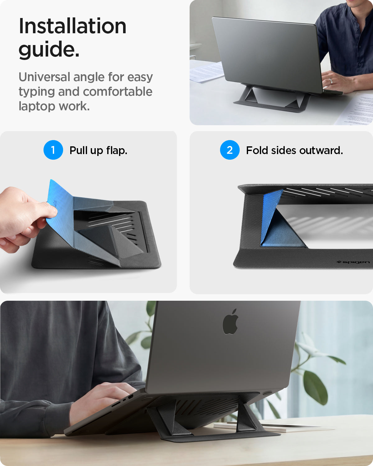 Slim Fold Laptop Stand | Non-Adhesive