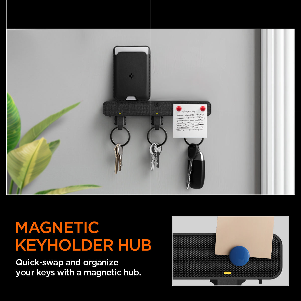 Carabiner (Magnetic Keychain) Holder Hub