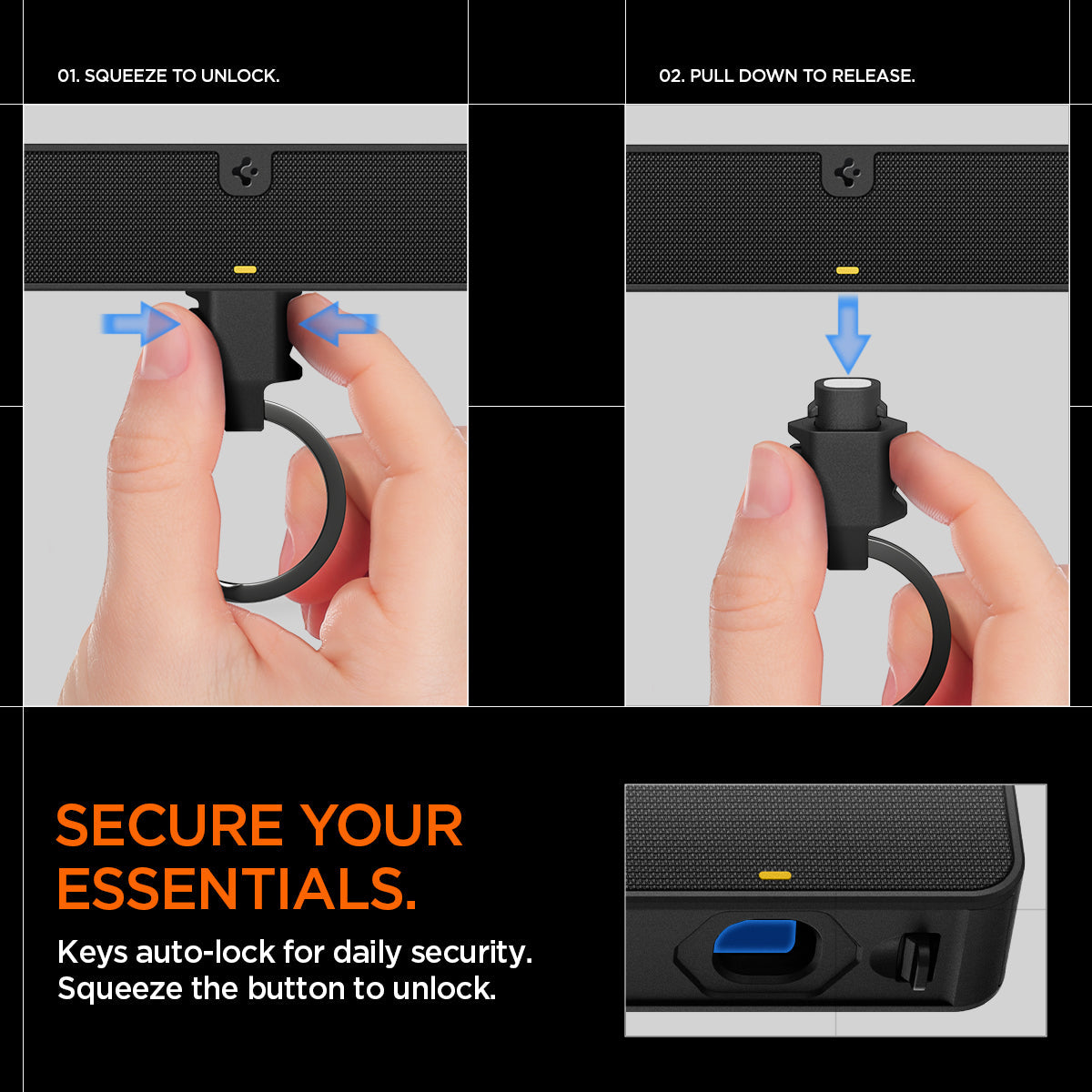 Carabiner (Magnetic Keychain) Holder Hub