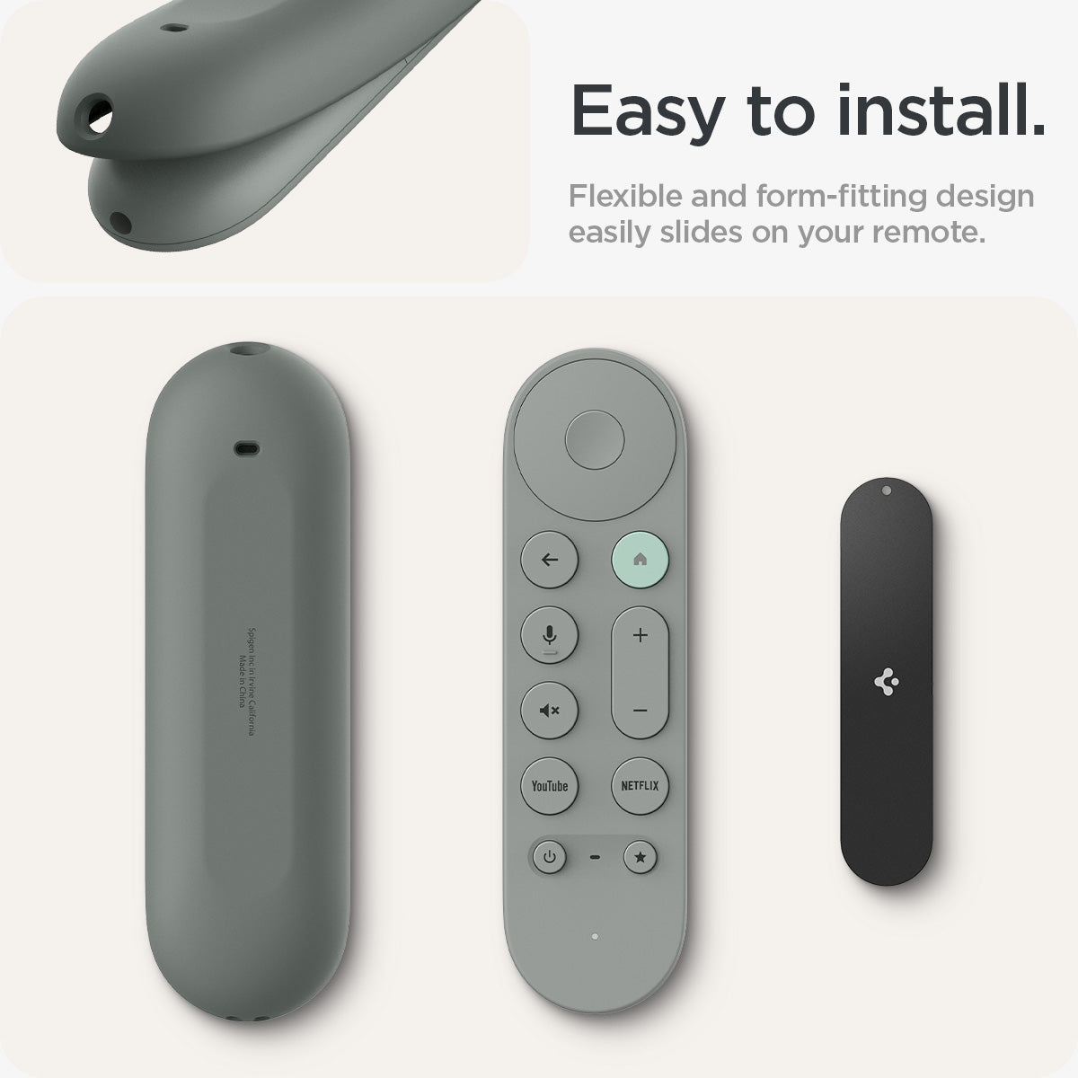 Google TV Streamer Silicone Fit Voice Remote
